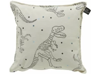Lifetime vierkant kussen dino's & dots