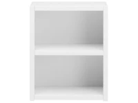 Lifetime 2-vaks boekenkast wit