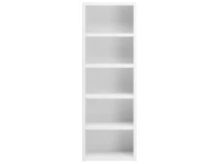 Lifetime 5-vaks boekenkast wit