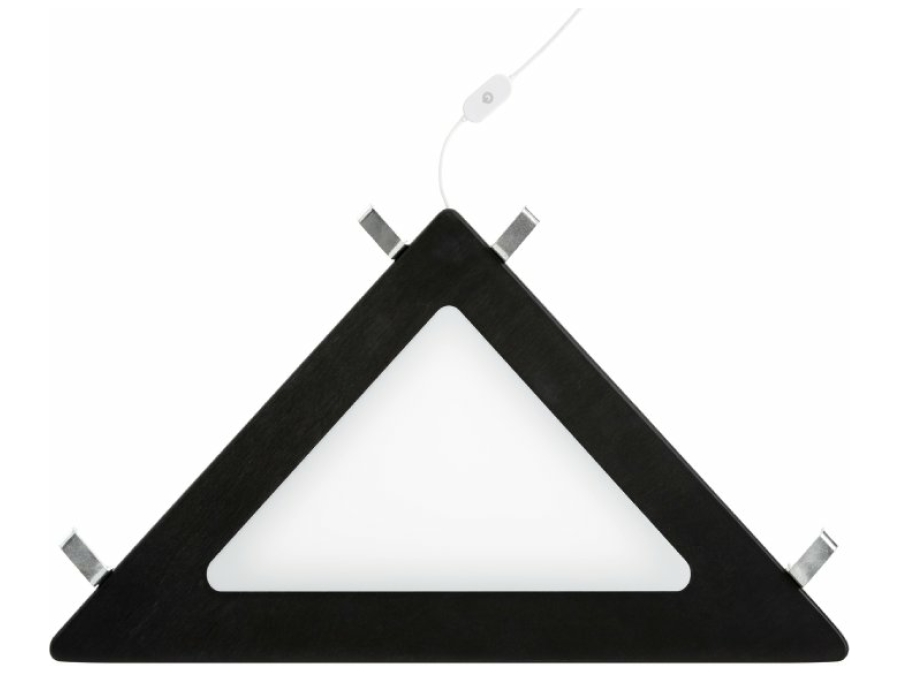 Lifetime hoeklegplank met lamp zwart