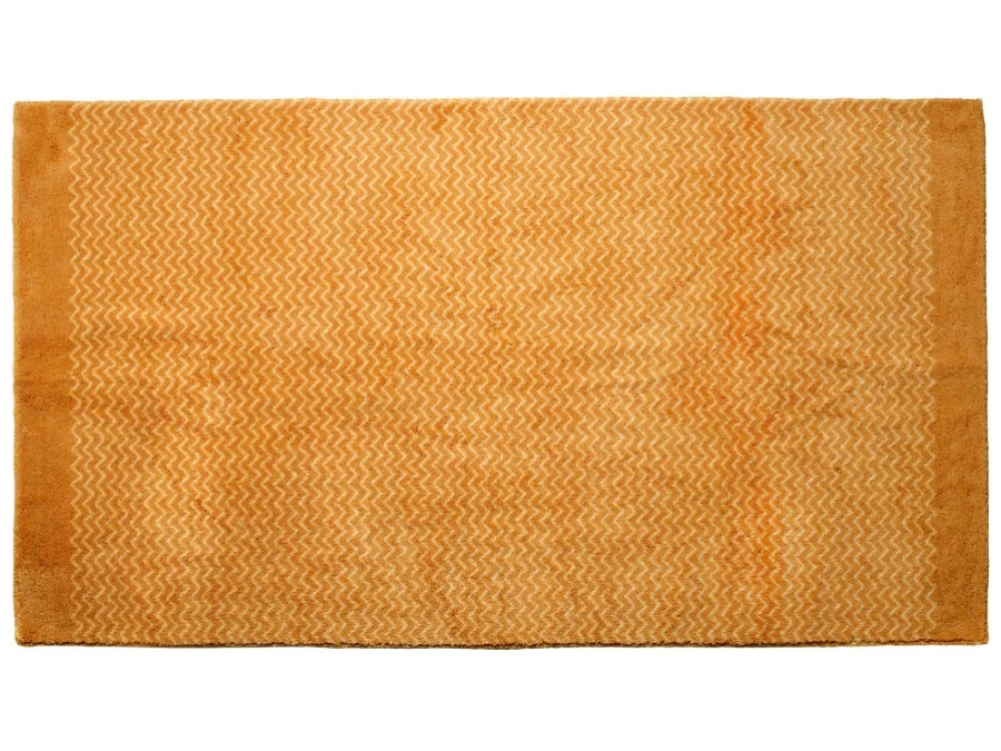 Lifetime vloerkleed zigzag oker