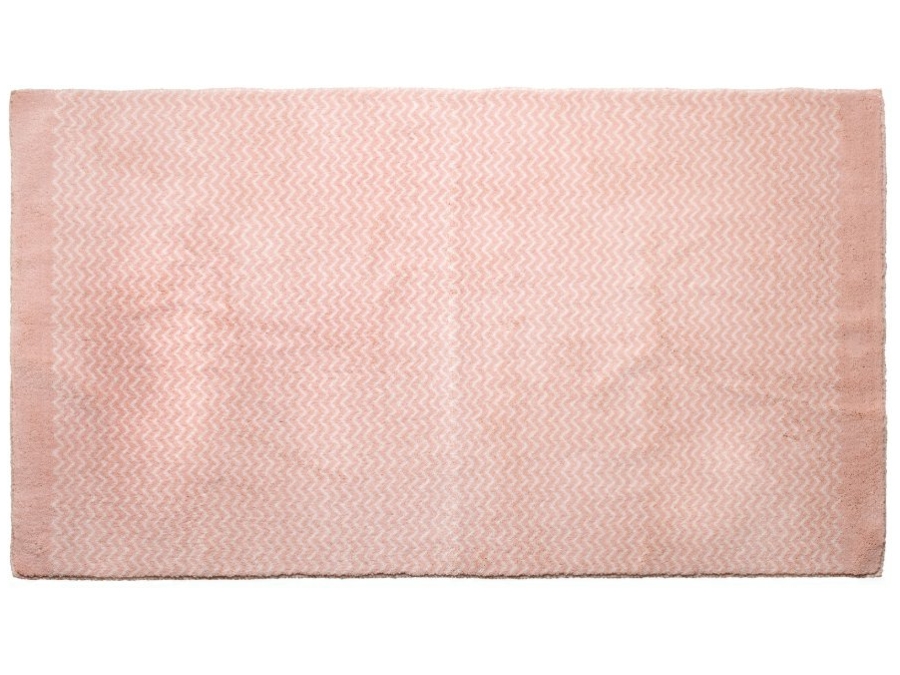 Lifetime vloerkleed zigzag roze
