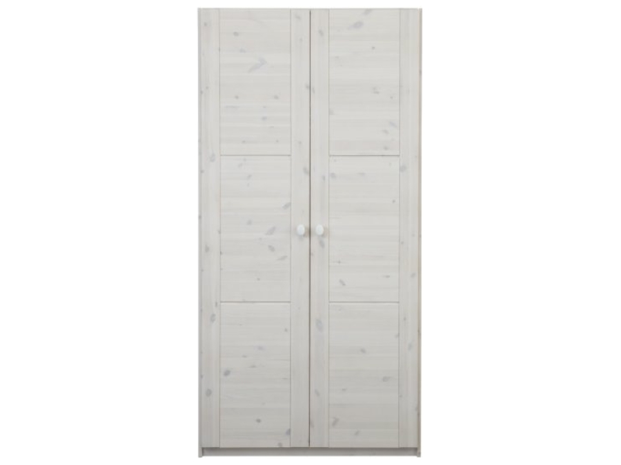 96005 01W Lifetime 2 deurs kledingkast whitewash