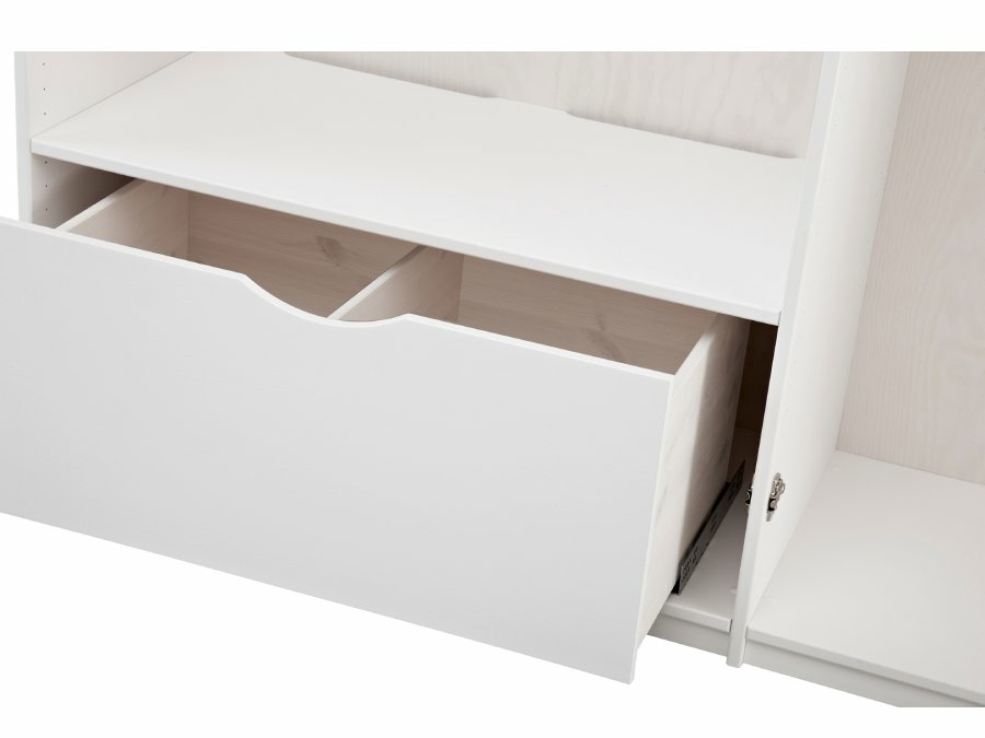 Lifetime grote lade voor kledingkast 100cm wit - Afbeelding 2