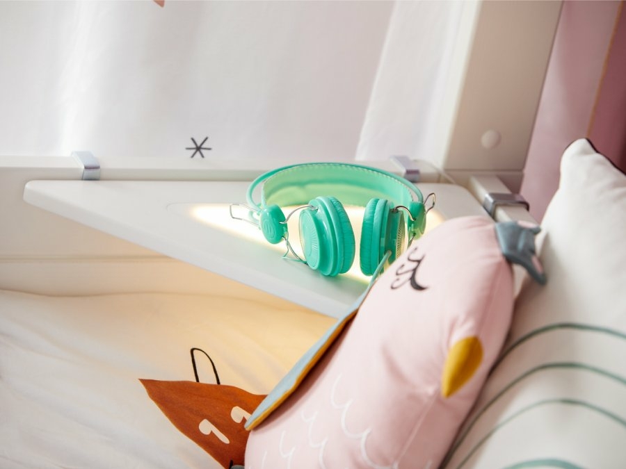 Lifetime hoeklegplank met lamp zwart - Afbeelding 3