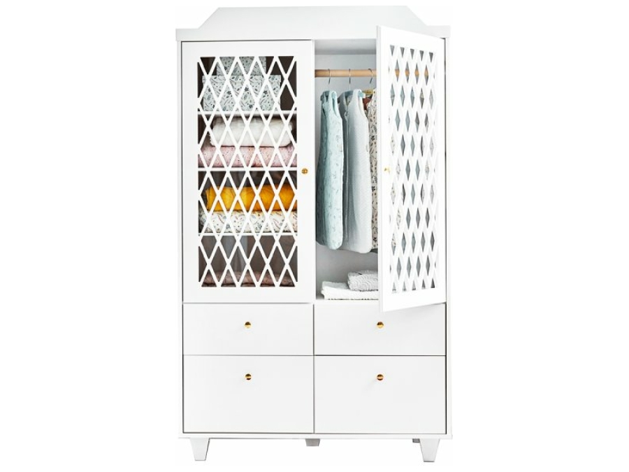 Cam Cam Copenhagen Harlequin kledingkast - White