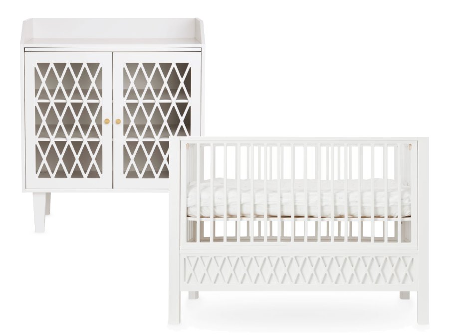 Cam Cam Copenhagen Harlequin 2-delige babykamer - White