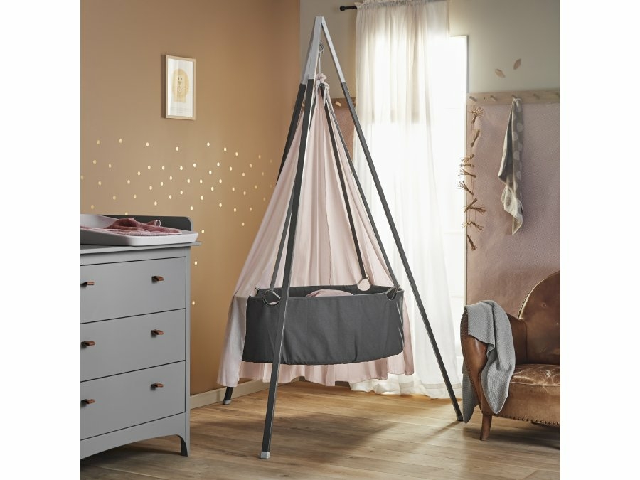 Leander Classic wieg met matras - grijs - Afbeelding 4