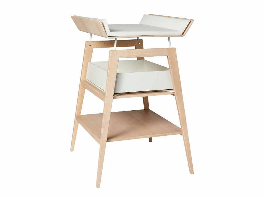 Leander Linea 2-delige babykamer luiertafel - beuken - Afbeelding 5