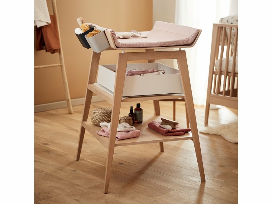 Leander Linea 2-delige babykamer luiertafel - beuken - Afbeelding 6