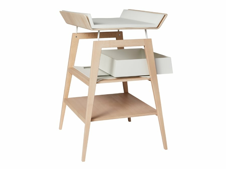 Leander Linea lade voor luiertafel - wit - Afbeelding 2