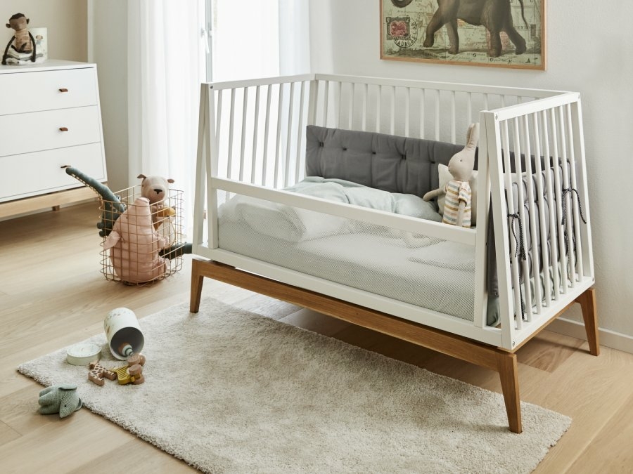Leander Luna ledikant 60x120 - wit / eiken - Afbeelding 6