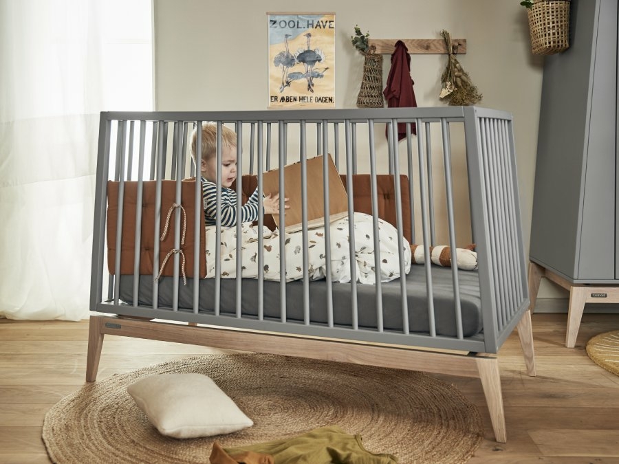Leander Luna ledikant 60x120 - grijs / eiken - Afbeelding 5