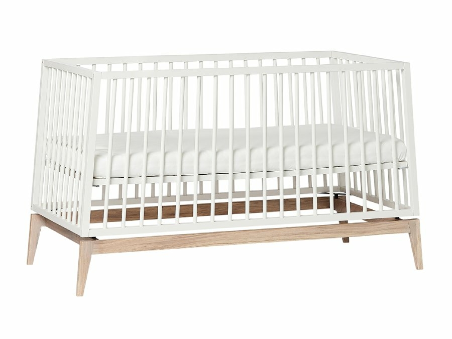 Leander Luna meegroeiledikant 70x140 - wit / eiken - Afbeelding 2