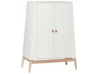 Leander Luna kleine kledingkast - wit / eiken