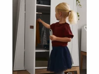 Leander Luna kleine kledingkast - wit / eiken - Afbeelding 4
