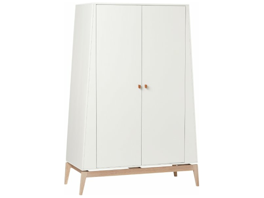Leander Luna 3-delige babykamer grote kast - wit - Afbeelding 6