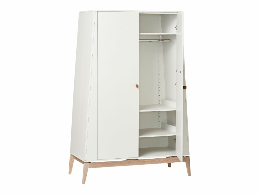Leander Luna 3-delige babykamer grote kast - wit - Afbeelding 7