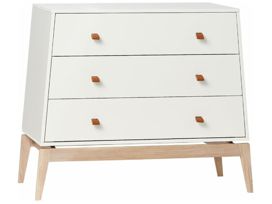 Leander Luna 3-delige babykamer grote kast - wit - Afbeelding 4