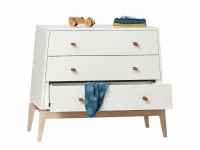 Leander Luna commode - wit / eiken - Afbeelding 2