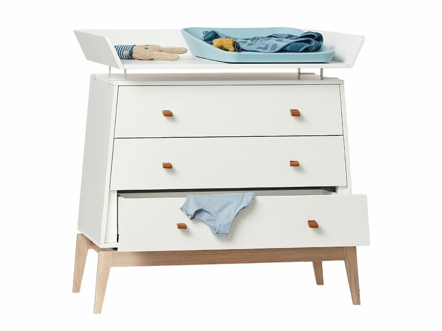 Leander Luna 3-delige babykamer grote kast - wit - Afbeelding 5