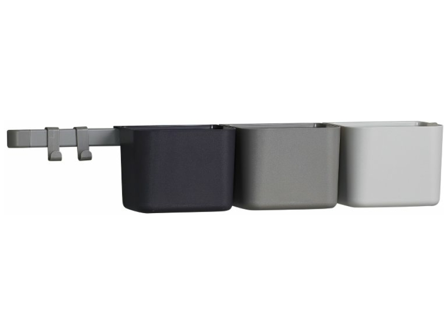 Leander organizers lang - 3 bakjes - Dusty Grey