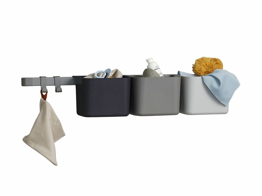 752020 72 Leander organizers lang 3 bakjes Dusty Grey gevuld