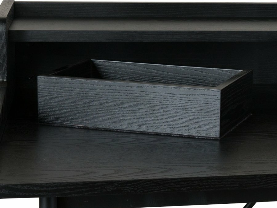 76 16 HNK10BL Quax Hai No Ki bureau Black Ash detail