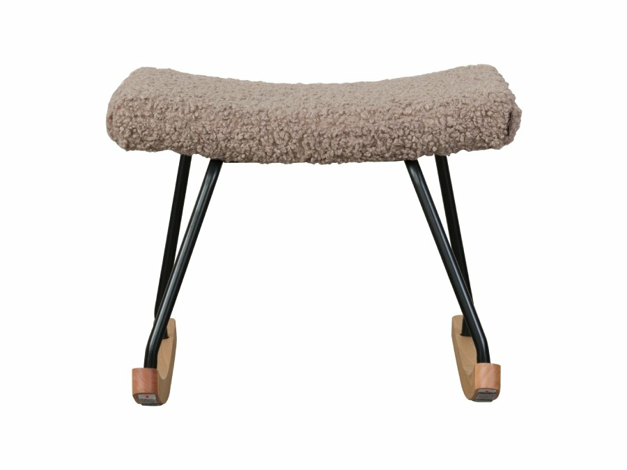 Quax Rocking hocker deluxe teddy stone - Afbeelding 2