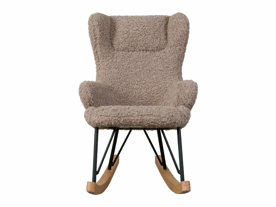Quax Rocking schommelstoel kids deluxe teddy stone - Afbeelding 2