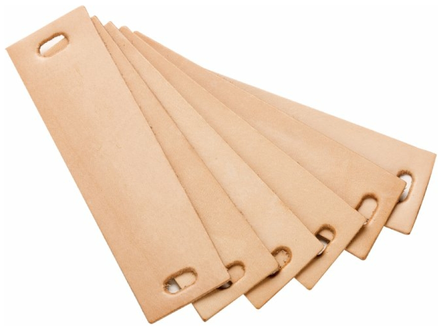 Leander handgrepen natuurlijk leer - 6 stuks