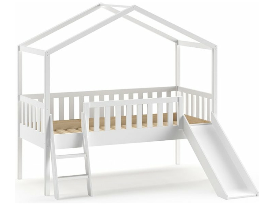 Vipack Dallas halfhoogslaper met glijbaan 90x200