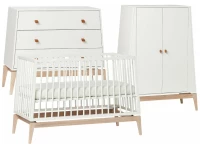 Leander Luna 3-delige babykamer - wit