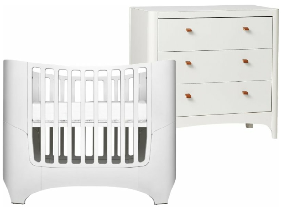 leander classic babykamer 2 delig wit