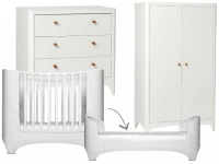Leander Classic 3-delige meegroeikamer - wit