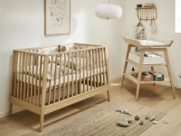 Leander Linea 2-delige babykamer luiertafel - eiken - Afbeelding 6