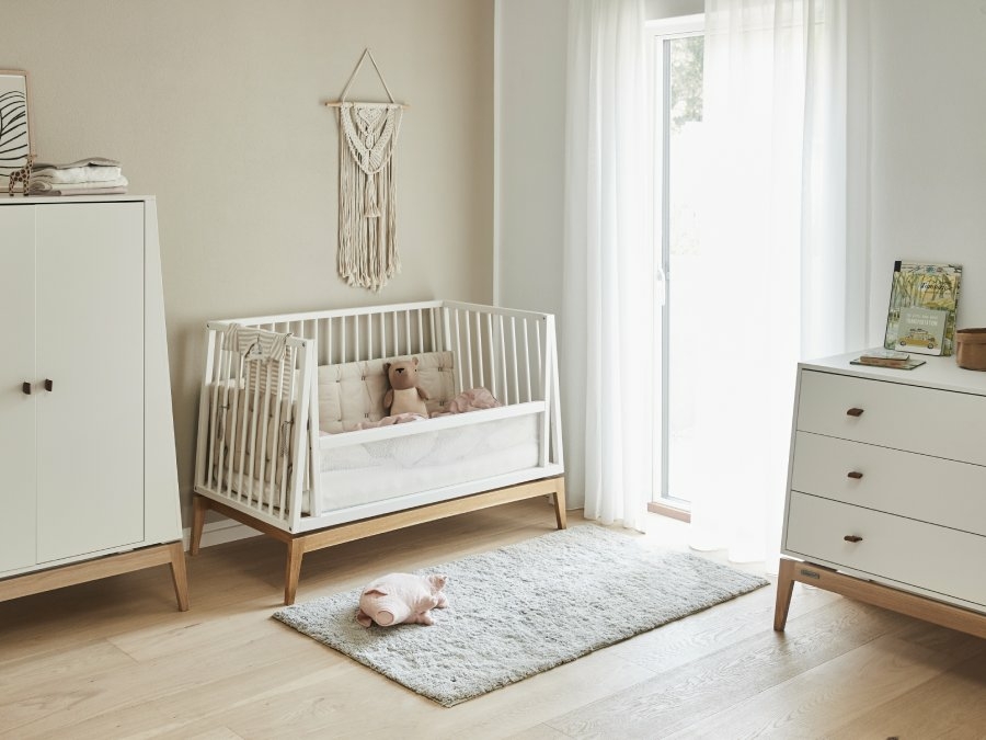 Leander Luna commode - wit / eiken - Afbeelding 6