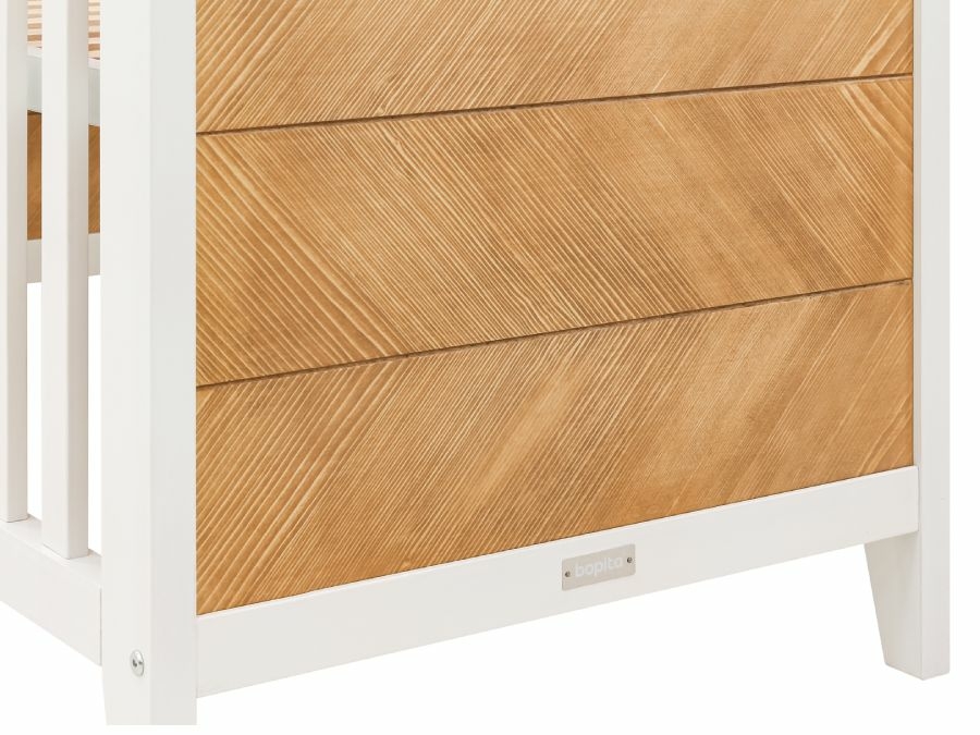 Bopita Isa 3-delige babykamer Vintage White - Afbeelding 4
