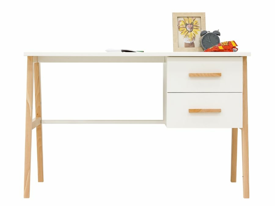 25218803 Bopita Fenna bureau Wit Naturel voorkant