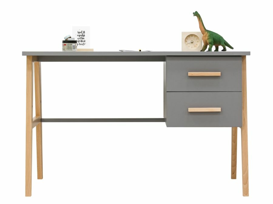 Bopita Fenna bureau Grijs/Naturel - Afbeelding 3