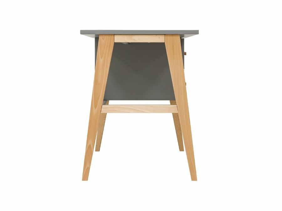 Bopita Fenna bureau Grijs/Naturel - Afbeelding 2