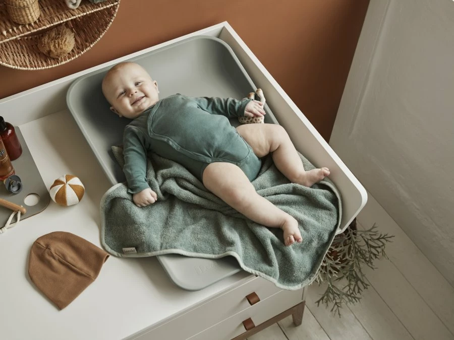 Leander Matty aankleedkussen Sage Green - Afbeelding 5
