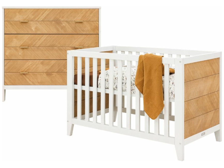 88122177 Bopita Isa 2 delige babykamer Vintage White