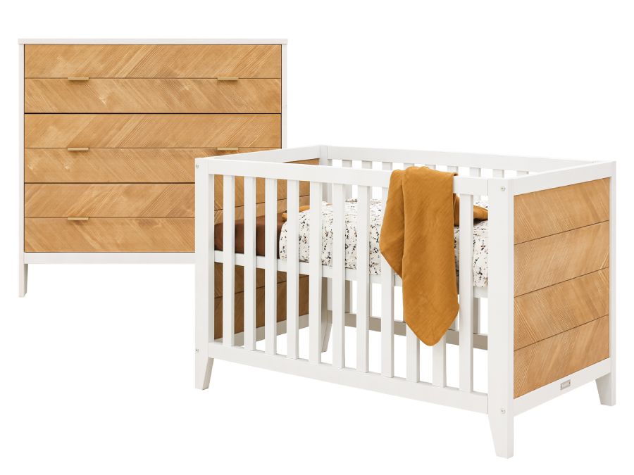 Bopita Isa 2-delige babykamer Vintage White