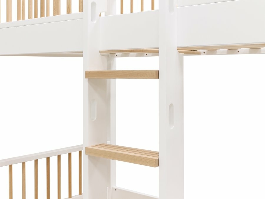 Bopita Ivo stapelbed 90x200 wit / naturel - Afbeelding 4