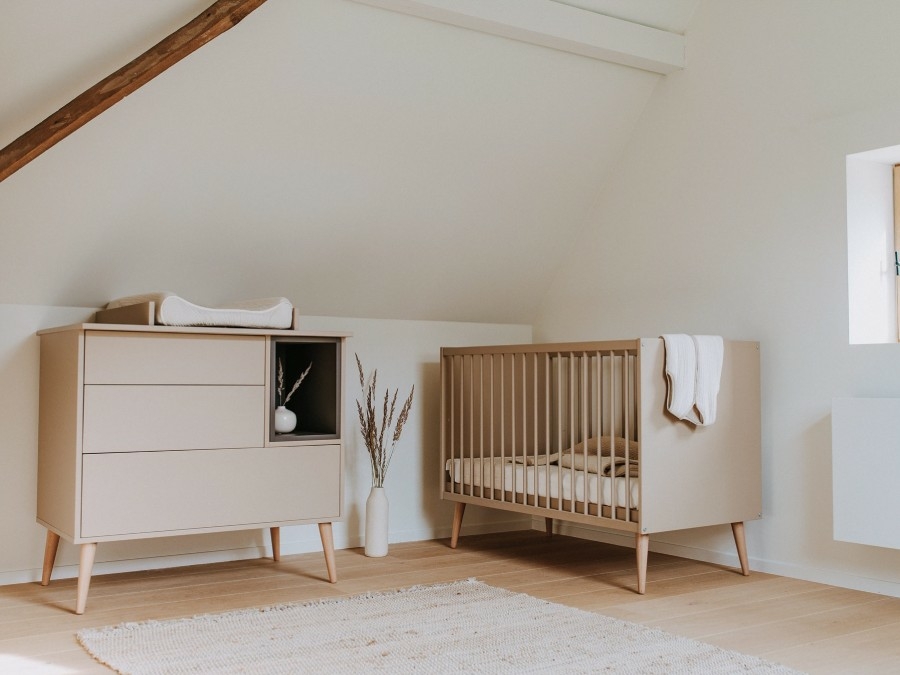 Quax Cocoon ledikant 60x120 Latte - Afbeelding 5