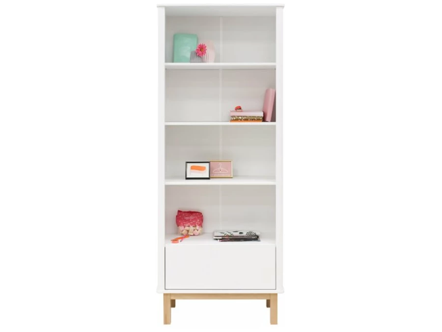 Bopita Mika boekenkast Wit/Eiken