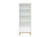 Bopita Mika boekenkast Wit/Eiken - Afbeelding 4
