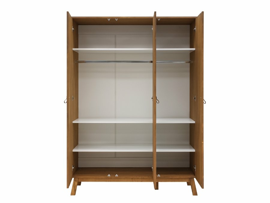 Bopita Senna 3-deurskast Rose Wood - Afbeelding 2