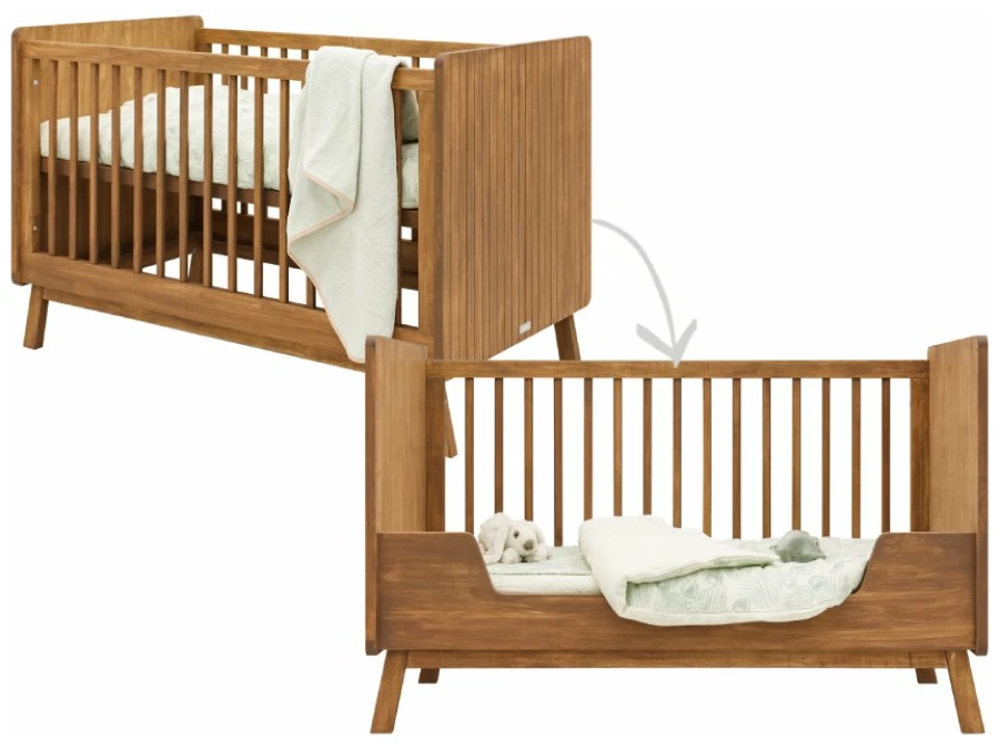 Bopita Senna bedbank 70x140 Rose Wood